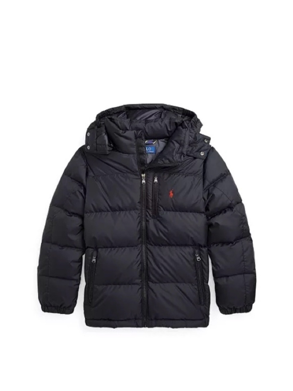 NWT Polo Ralph Lauren Toddler Boys Black Down Puffer Jacket 2T $185
